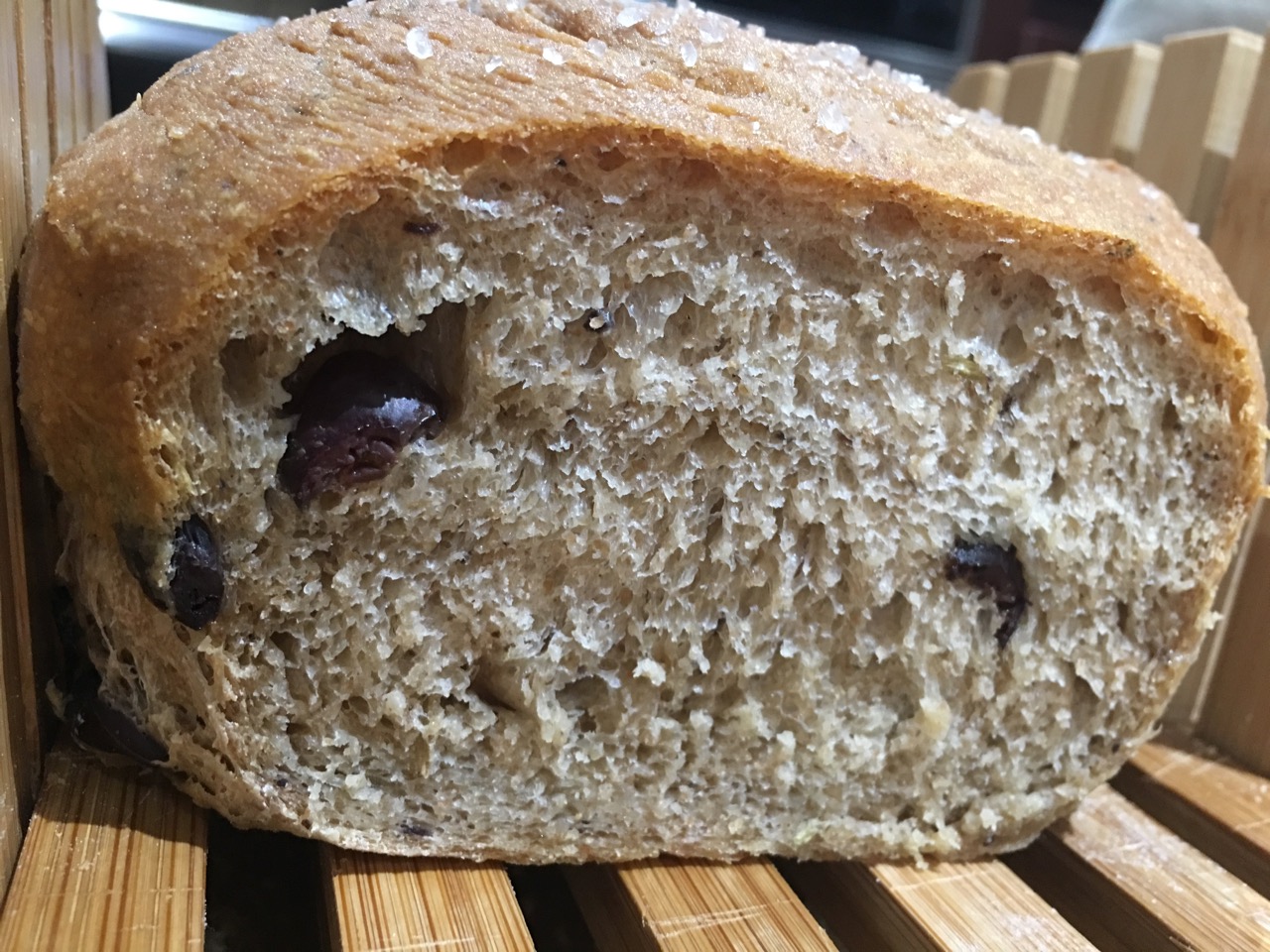 <b>Rosemary Olive Bread</b><br><i></i>